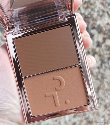 Палетка для скульптурирования Patrick TA Major Sculpt Creme Contour & Powder Bronzer DUO (Medium/She is sculpted)
