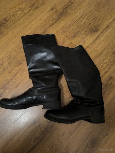 Офицерские хромовые сапоги 40 размер