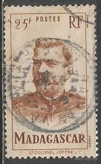 Французский Мадагаскар. Лейтенант Жоффре. 1946г. Mi#405.