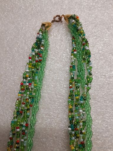 Винтажные бусы. Чехословакия.