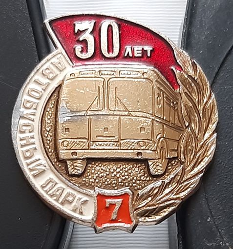 7 автобусный парк 30 лет. Ае-65