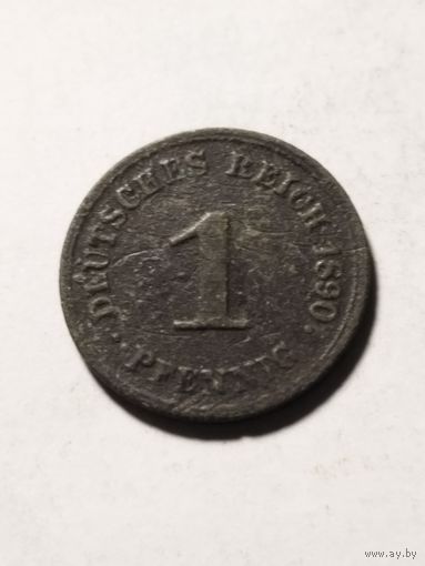 Германия 1 пфенинг 1890 G