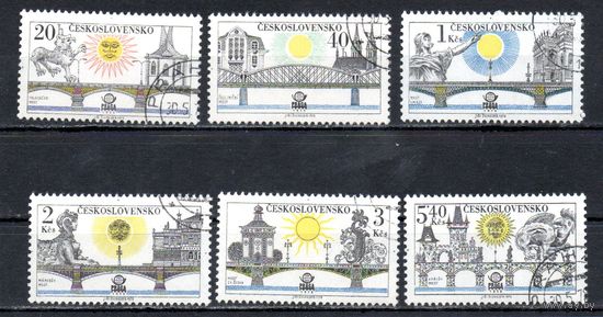 Мосты Чехословакия 1978 год серия из 6 марок