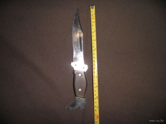 Нож охотничий(рукоять-сапог).С рубля.