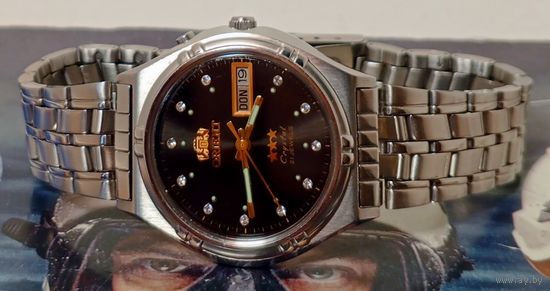 ORIENT 3 Stars с фианитами