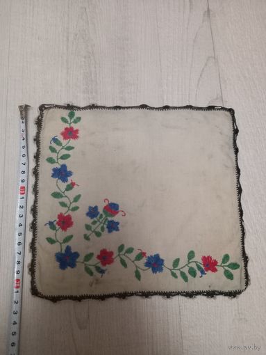 Платок старинный вышитый