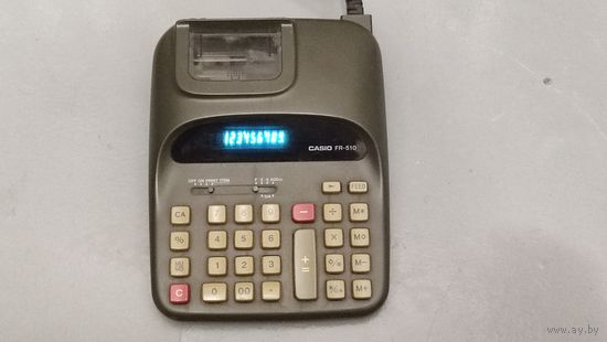 Печатный Калькулятор Casio FR-510.Винтаж
