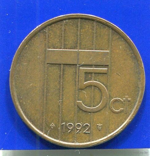 Нидерланды 5 центов 1992