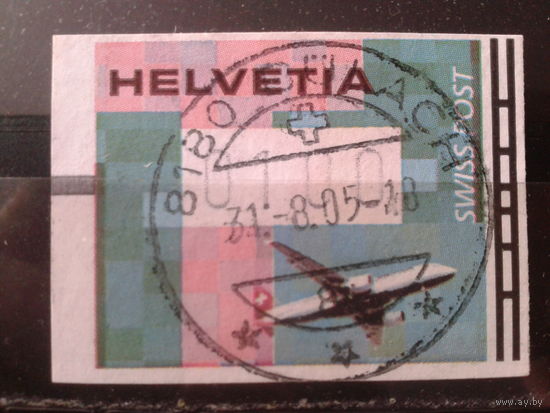 Швейцария 2001 Автоматная марка, самолет