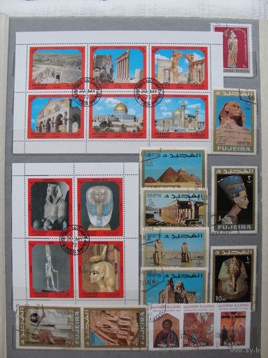 Продажа коллекции с 1 рубля! Культура и искусство на почтовых марках мира.