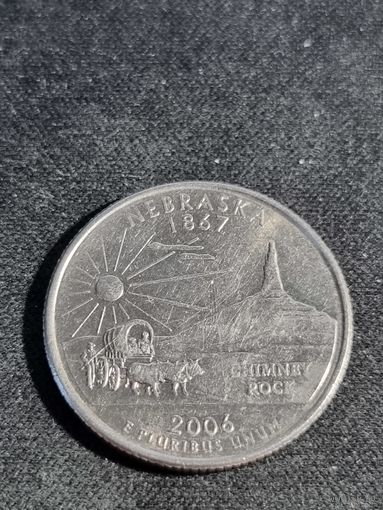 США 25 центов 2006 Небраска P
