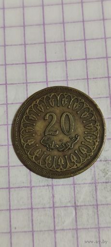 Тунис 20 милим 1996
