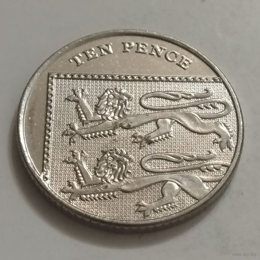 Великобритания 10 пенсов 2011г.