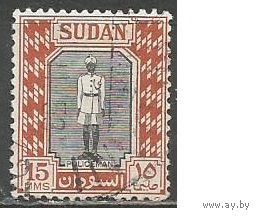 Судан. Местный полицейский. 1951г. Mi#137.