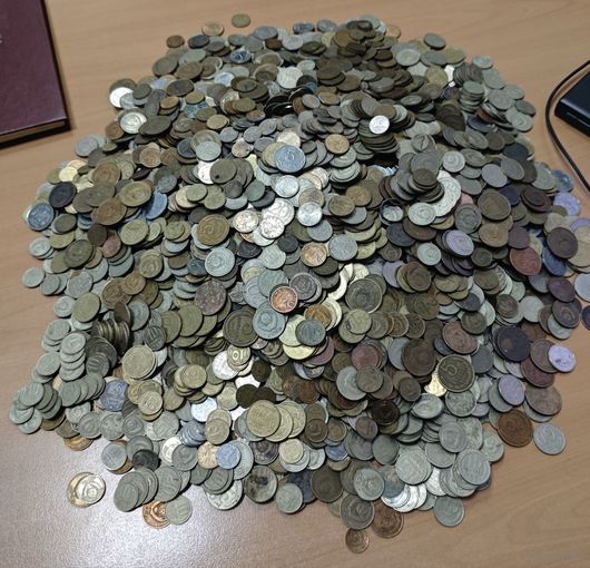 13+ кг. Монет СССР после реформы.