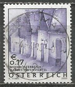 Австрия. Улочка в г.Хадрес. 2003г. Mi#2433.