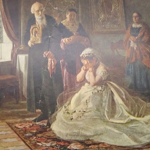 ПЕРЕД ВЕНЦОМ. Иллюстрация. Огонек