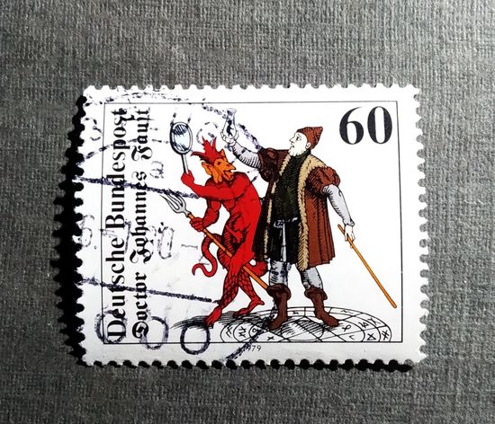 Марка Германия 1979 год