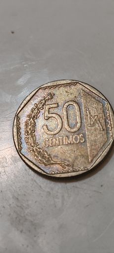 Перу 50 сентимос 2022