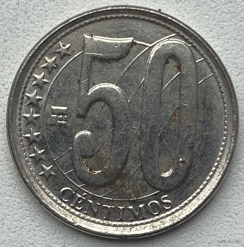 Венесуэла 50 сентимо 2012 г.