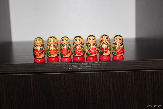 Деревянные матрешки, из СССР, 7 шт.