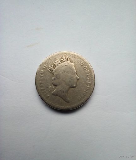 Великобритания 5 пенсов 1990 г