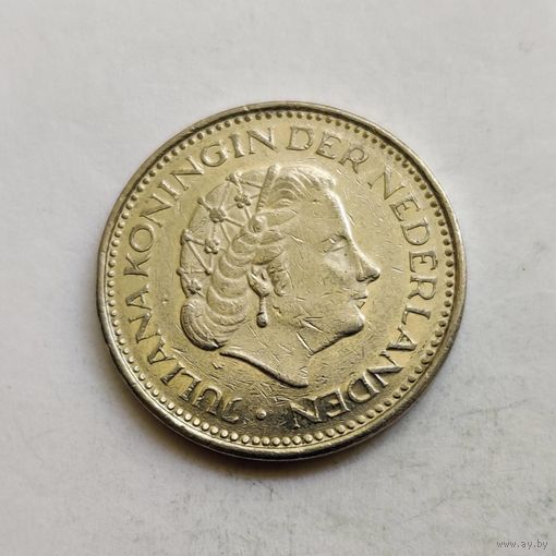 Нидерланды 1 гульден  1980 г.
