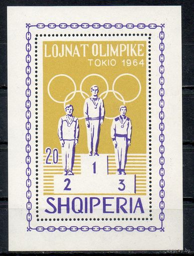 Олимпийские игры в Токио Албания 1964 год 1 блок