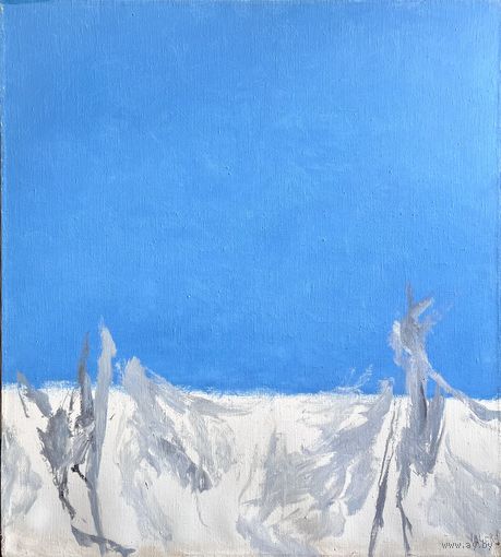 Валерий Песин, Они просятся в синий, х/м, 2013г.
