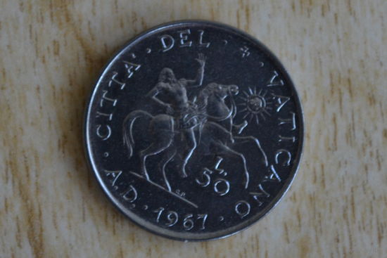 Ватикан 50 лир 1967