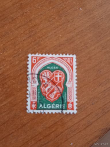 1956 французская колония Алжир герб (4-6)