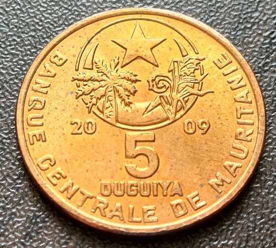 Мавритания 5 угий, 2009    ( 2-8-3 )