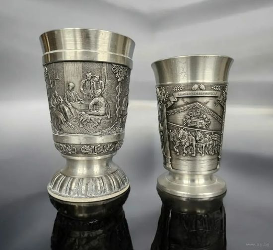 Винтажные кубки олово