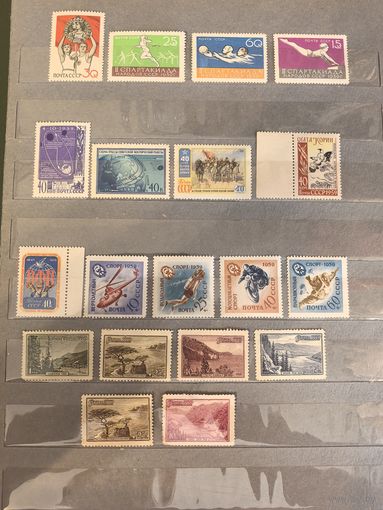 Лот чистых марок СССР 1959-2