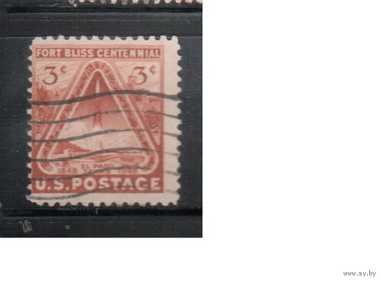 США-1948, (Мих.589), гаш. , Эль Пасо, Ракета(одиночка),
