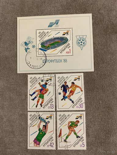 Болгария 1988. Европейского первенство по футболу. Полная серия