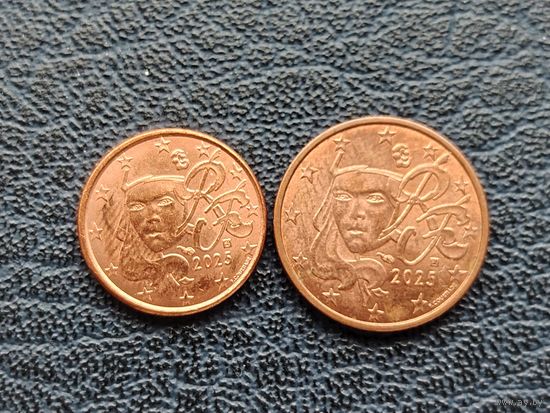 Франция, евроценты 2025