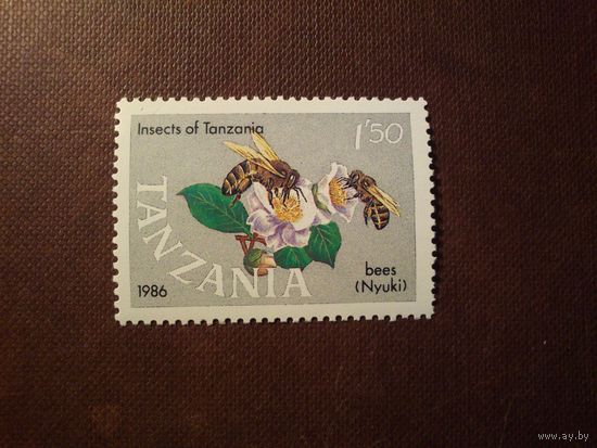 Танзания 1986 г. Медоносная пчела./26а/
