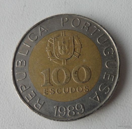 100 эскудо Португалия 1989 г.в.