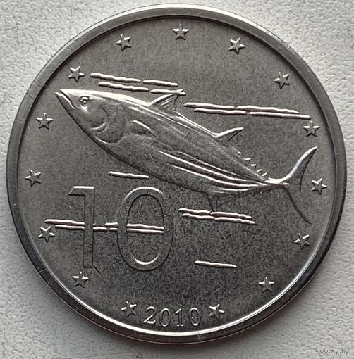 Острова Кука 10 центов 2010 г.