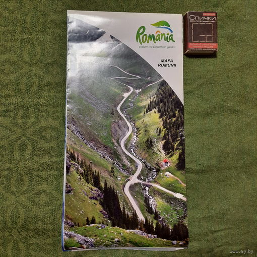 Карта Румынии, Бухарест 2012г.