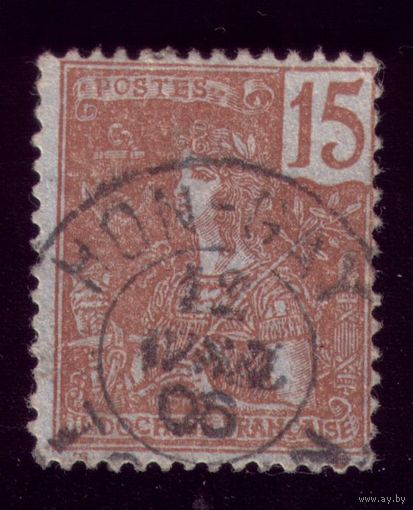 1 марка 1904 год Французский Индокитай 29