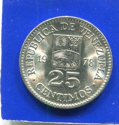 Венесуэла 25 сентимо 1978