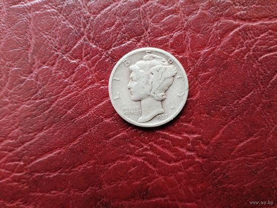 10 центов США 1937 г.