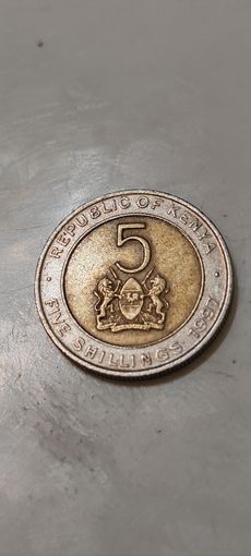 Кения 5 шиллинг 1997