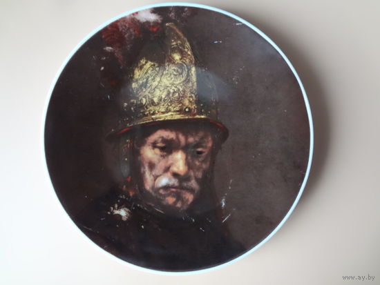 Тарелка настенная Мужчина в золотом шлеме (Рембрандт).