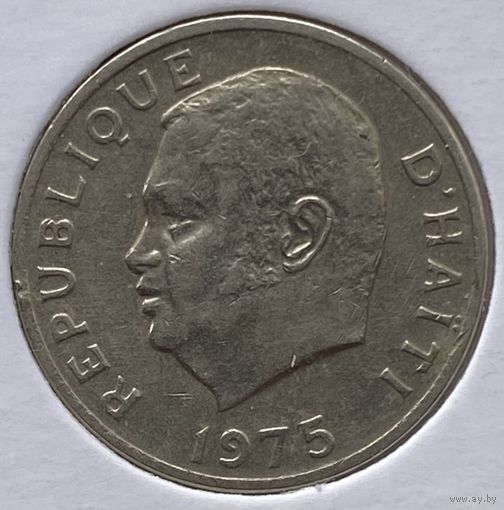 Гаити 5 сантимов 1975 г. ФАО. В холдере