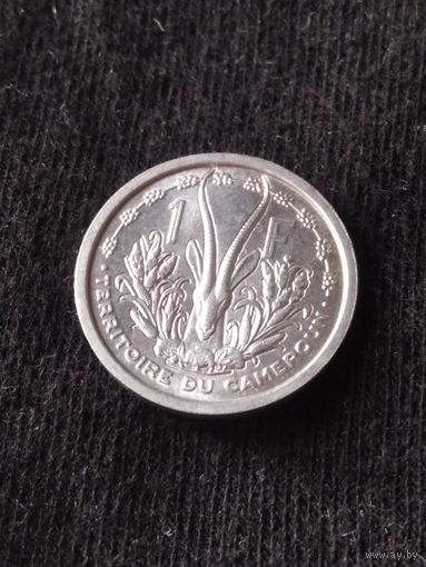 3. Распродажа! Французский Камерун 1 франк 1948 г. Нечастая! UNC!