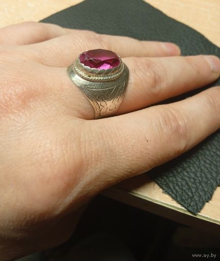 Перстень винтажный. Серебро