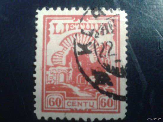 Литва, 1923, Стандарт, руины замка в Каунасе